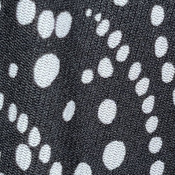 Style & Co Womens Tiered Top Size S Black Polka Dot Retro Party Going Out Date - Picture 8 of 10